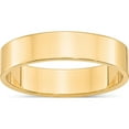 thumbnail image 1 of 14K Yellow Gold 14Ky 5mm Ltw Flat Band Size 8 Made In United States fll050-8, 1 of 5