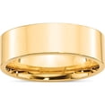 thumbnail image 1 of 14K Yellow Gold 14Ky 7mm Standard Flat Comfort Fit Band Size 11.5 Made In United States flc070-11.5, 1 of 5