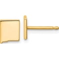 thumbnail image 1 of 14K Yellow Gold 14Ky New Mexico State Earrings (7.66 X 6.32) Made In United States xne50y-nm, 1 of 5