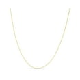 thumbnail image 1 of 14K Yellow Gold 16-18in 1.1mm Diamond-Cut Extendable Cable Chain with Lobster Clasp, 1 of 4