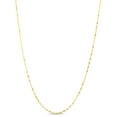 thumbnail image 1 of 14K Yellow Gold 16in 2.1mm Singapore Chain with Lobster Clasp, 1 of 4