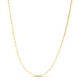 thumbnail image 1 of 14K Yellow Gold 16in 2mm Solid Diamond Cut Rope Chain with Lobster Clasp, 1 of 4