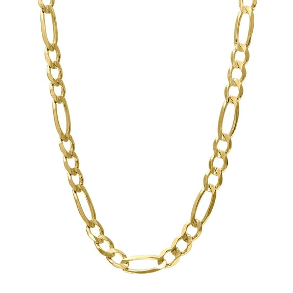 14K Yellow Gold 16in 3.8mm Figaro Chain with Lobster Clasp