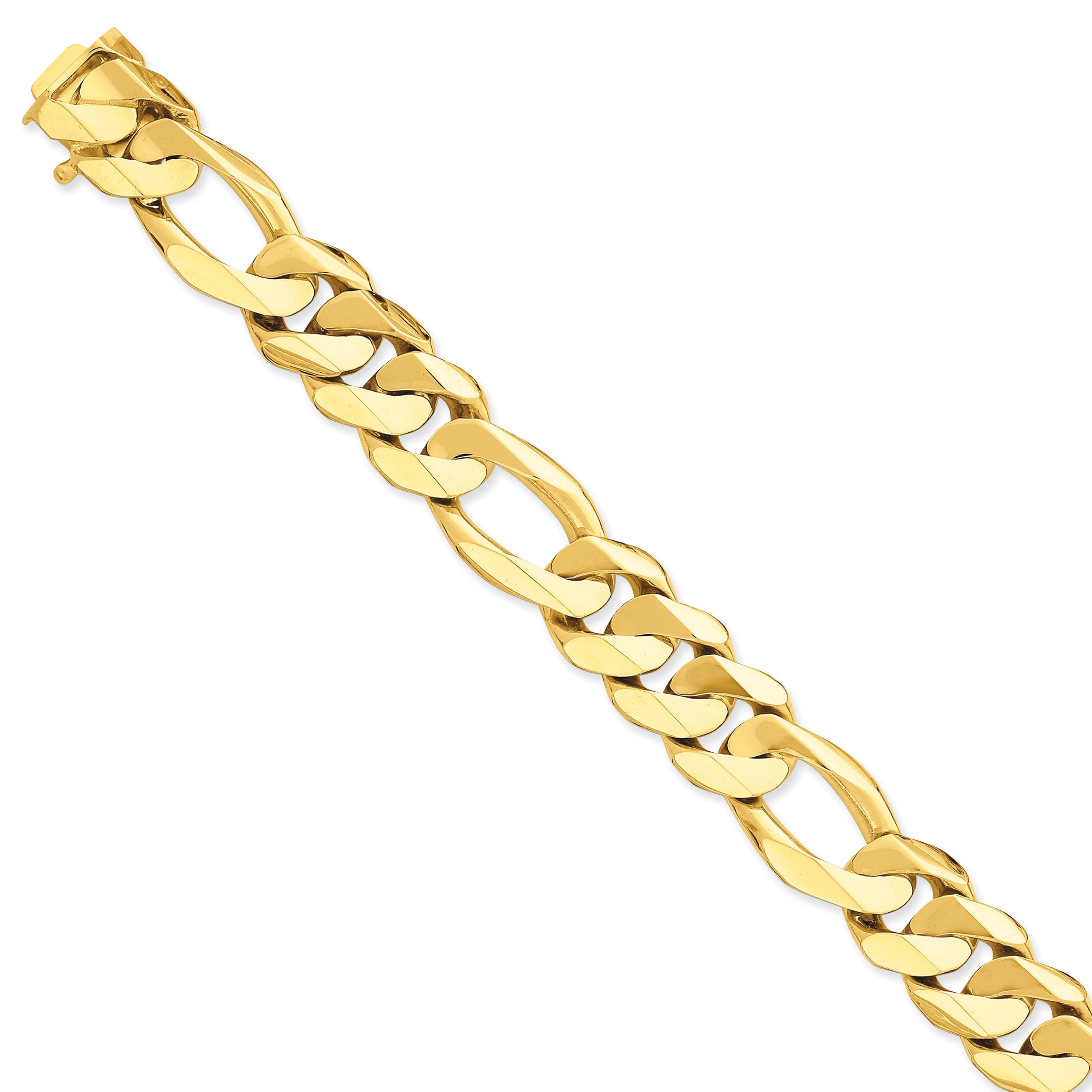 Heavy gold shop figaro chain