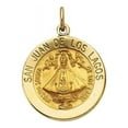 thumbnail image 1 of 14K Yellow Gold 18.25mm Round San Juan de Los Lagos Medal, 1 of 1