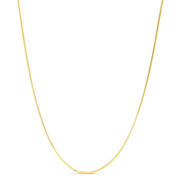 14K Yellow Gold 18in 1.2mm Franco Chain with Lobster Clasp