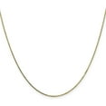 thumbnail image 1 of 14K Yellow Gold 1mm Box with Lobster Lock Chain - 20"- Made In Italy, 1 of 8