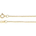 thumbnail image 1 of 14K Yellow Gold 1mm Solid Cable 20" Chain, 1 of 2