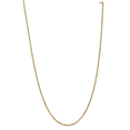 thumbnail image 1 of 14K Yellow Gold 2.2mm Beveled Curb Chain, 1 of 6