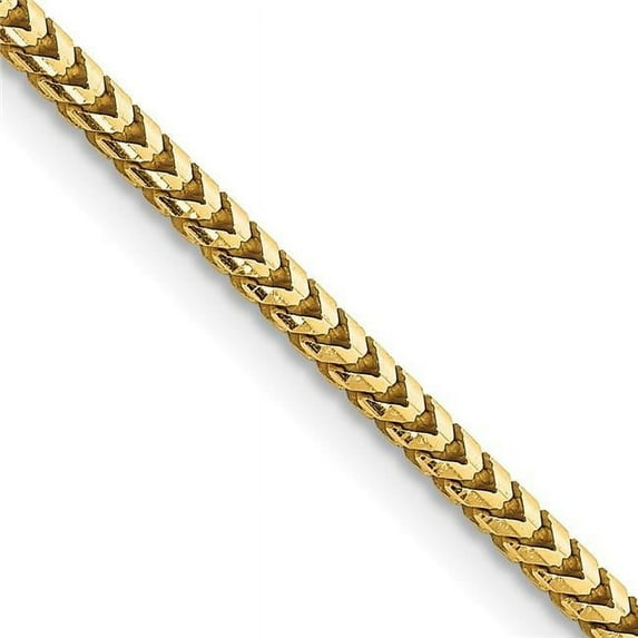 14K Yellow Gold 2.5 mm 16 in. Franco Chain