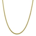 thumbnail image 1 of 14K Yellow Gold 2.50mm Semi-solid Diamond Cut Wheat Chain 16 Inch, 1 of 6