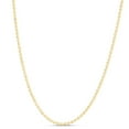 thumbnail image 1 of 14K Yellow Gold 2.5MM Ball Bead Moon-Cut Chain Necklaces, Next Level Jewelry, 1 of 1