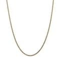 thumbnail image 1 of 14K Yellow Gold 2.5mm Semi-Solid Curb Link Chain 20 Inch, 1 of 6