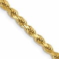 thumbnail image 1 of 14K Yellow Gold 2.75mm Diamond-Cut Rope With Lobster Clasp Chain (22 X 2.75) Made In Peru 021l-22, 1 of 5