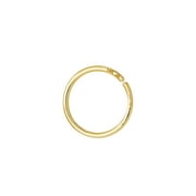 JEWELRY AVALANCHE 14K Yellow Gold 20g - 8mm Nose Hoop with Twist Open - 14KNH02-8YG