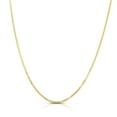thumbnail image 1 of 14K Yellow Gold 20in 1.1mm Milano Chain with Lobster Clasp, 1 of 4
