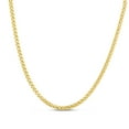 thumbnail image 1 of 14K Yellow Gold 20in 4.1mm Diamond-Cut Round Franco Chain with Lobster Clasp, 1 of 4