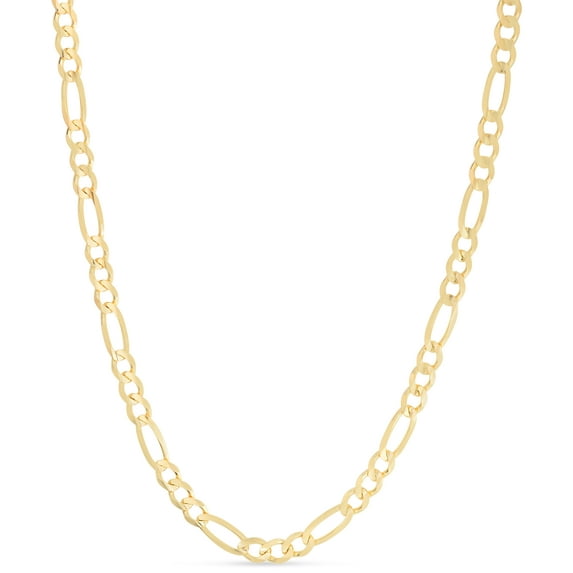 14K Yellow Gold 20in 7mm Figaro Chain with Lobster Clasp