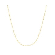 KARAT RUSH 14K Yellow Gold 24in 1.4mm Mirror Sparkle Chain with Lobster Clasp