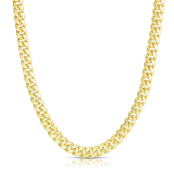 14K Yellow Gold 24in 6.6mm Miami Cuban Chain with Box Clasp