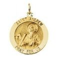 thumbnail image 1 of 14K Yellow Gold 25mm Round St. Andrew Medal, 1 of 1