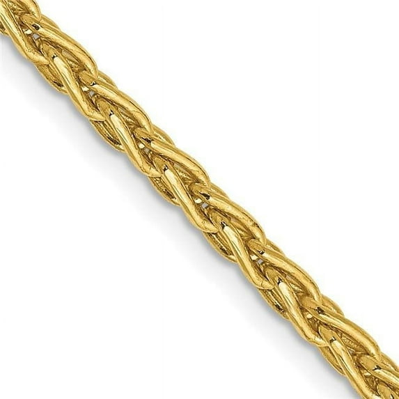 14K Yellow Gold 3 mm Parisian 18 in. Wheat Chain