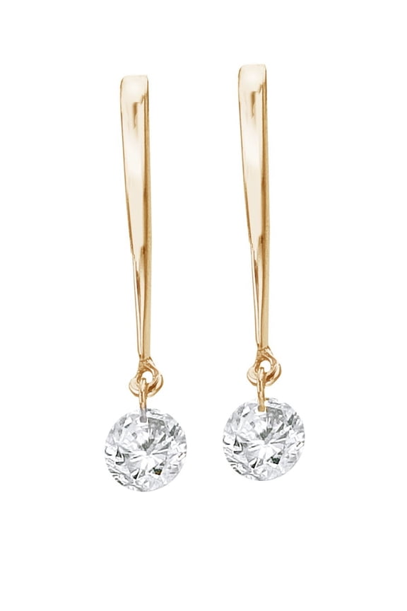 14K Yellow Gold .30 ct Earrings