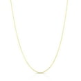 thumbnail image 1 of 14K Yellow Gold 30in 0.9mm Adjustable Diamond-Cut Cable Chain With Lobster Clasp, 1 of 4
