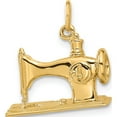 thumbnail image 1 of 14K Yellow Gold 3D Antique Sewing Machine Charm (19 X 19) Made In United States a1212, 1 of 6