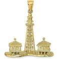 thumbnail image 1 of 14K Yellow Gold 3D SANIBEL ISLAND Lighthouse Charm - 39.1mm, 1 of 5