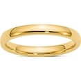 thumbnail image 1 of 14K Yellow Gold 3mm Comfort-Fit Band (Size 6.5) Made In United States cf030-6.5, 1 of 5