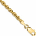 thumbnail image 1 of 14K Yellow Gold 3mm D/C Rope With Lobster Clasp Chain (7 X 3) Made In Peru 023l-7, 1 of 4