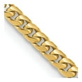 thumbnail image 1 of 14K Yellow Gold 4.3 mm Solid Miami 20 in. Cuban Chain, 1 of 1
