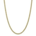 thumbnail image 1 of 14K Yellow Gold 4.3mm Semi-Solid Curb Link Chain 16 Inch, 1 of 6