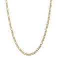 thumbnail image 1 of 14K Yellow Gold 4.5mm Concave Open Figaro Chain, 1 of 6