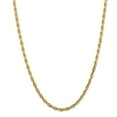 thumbnail image 1 of 14K Yellow Gold 4.5mm Diamond Cut Quadruple Rope Chain 22 Inch, 1 of 6