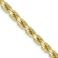 thumbnail image 1 of 14K Yellow Gold 4.5mm Diamond-Cut Rope Chain - 22", 1 of 8