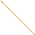 thumbnail image 1 of 14K Yellow Gold 4.5mm Hand-Polished Fancy Link Chain, 1 of 5