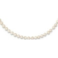thumbnail image 1 of 14K Yellow Gold 4-5mm White Near Round Freshwater Cultured Pearl Necklace (28 X 4.5) Made In Canada wpn040-28, 1 of 5