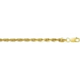thumbnail image 1 of 14K Yellow Gold 4mm Diamond Cut Lite Rope Chain with Lobster Clasp, 1 of 4