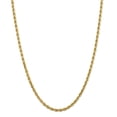 thumbnail image 1 of 14K Yellow Gold 4mm Diamond Cut Rope With Lobster Clasp Chain 16 IN, 1 of 6