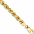thumbnail image 1 of 14K Yellow Gold 4mm Regular Rope Chain (7 X 4) Made In Peru 030s-7, 1 of 4