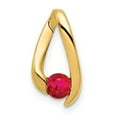 thumbnail image 1 of 14K Yellow Gold 4mm Ruby Pendant, 1 of 4