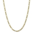thumbnail image 1 of 14K Yellow Gold 5.35mm Semi-Solid Figaro Chain 16 Inch, 1 of 6