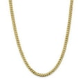 thumbnail image 1 of 14K Yellow Gold 5.5mm Solid Miami Cuban Chain 20 Inch, 1 of 6