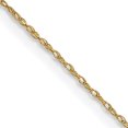 thumbnail image 1 of 14K Yellow Gold .5 mm Carded Cable Rope Chain (20 X 0.5) Made In United States 5ry-20, 1 of 5