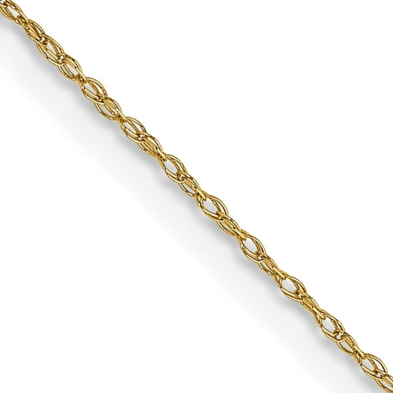 14K Yellow Gold .5 mm Carded Cable Rope Chain (20 X 0.5) Made In United States 5ry-20