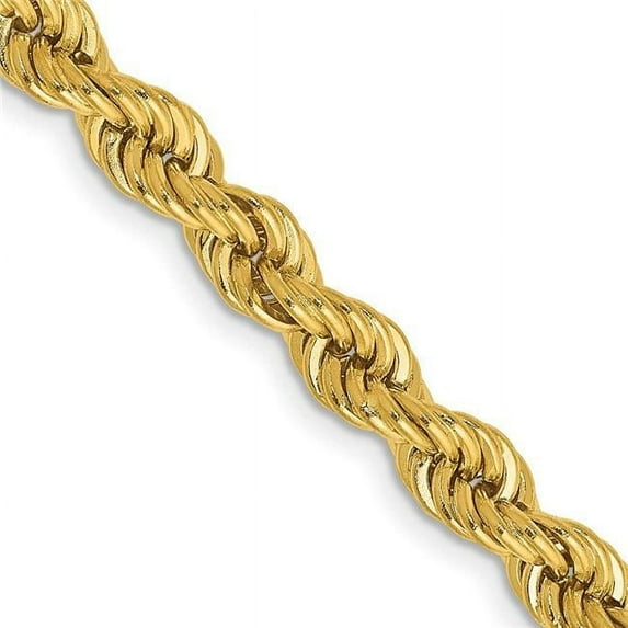 14K Yellow Gold 5 mm Regular 20 in. Rope Chain