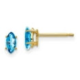 thumbnail image 1 of 14K Yellow Gold 5 x 2.5 mm Marquise Earring Mountings, 1 of 1