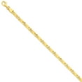thumbnail image 1 of 14K Yellow Gold 5mm Hand-Polished Fancy Link Chain, 1 of 5